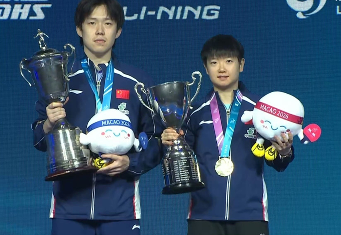 半岛体育-澳门世界杯过后 国乒洛杉矶奥运会女队3人无悬念 男队选人遇挑战|王楚钦|男双|孙颖莎|蒯曼|陈幸同_新浪体育_新浪新闻